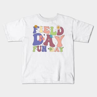 Field Day Fun Day 2024 Field Day Teacher Student Kids, Happy Field Day, Last Day Of School Kids T-Shirt